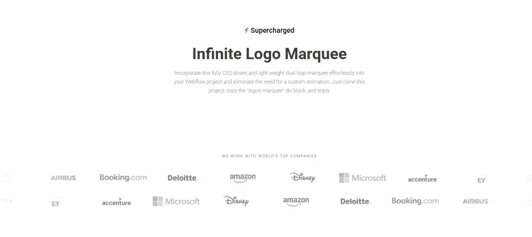Captura de pantalla del proyecto Infinity scroll page