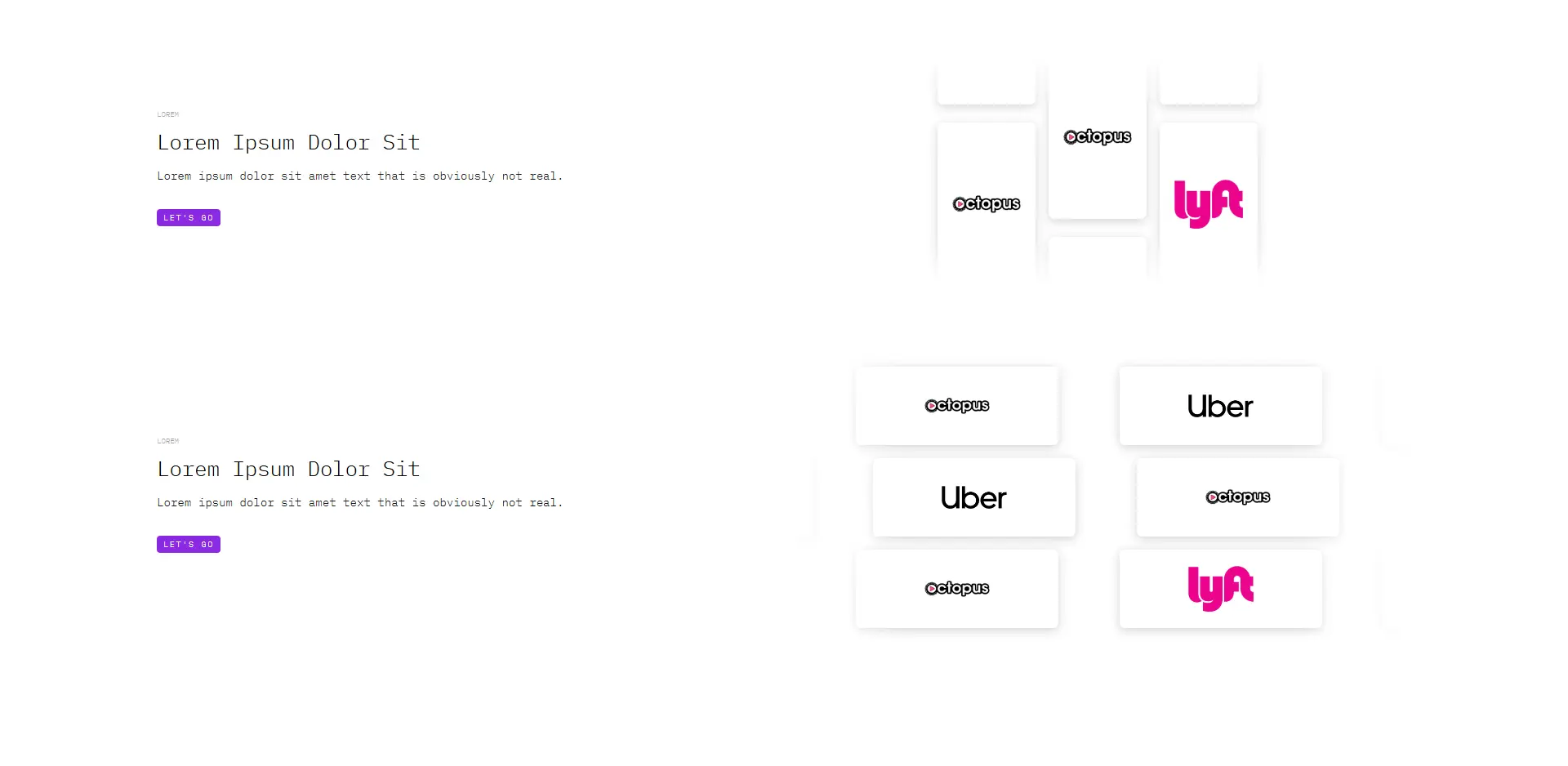 Captura de pantalla del proyecto Infinity scroll page