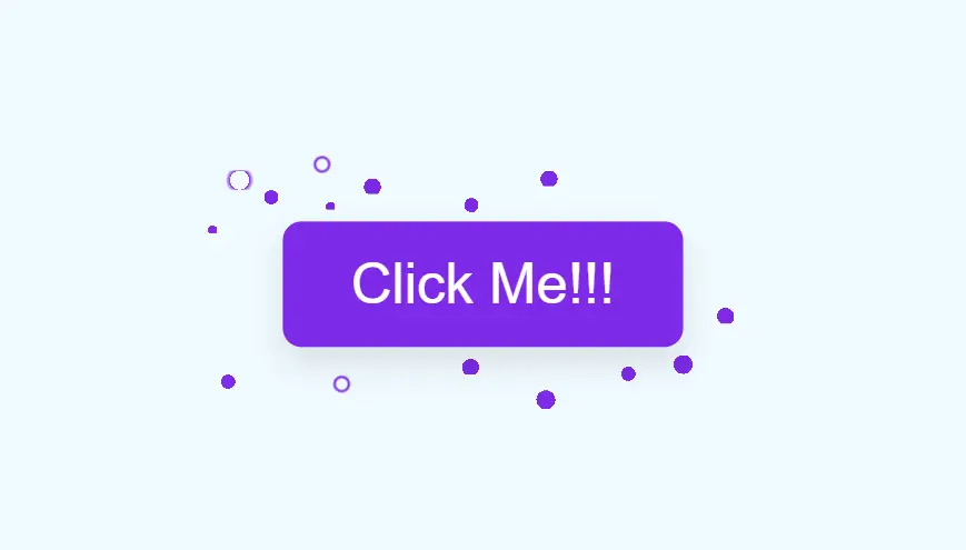Captura de pantalla del proyecto Button click animation