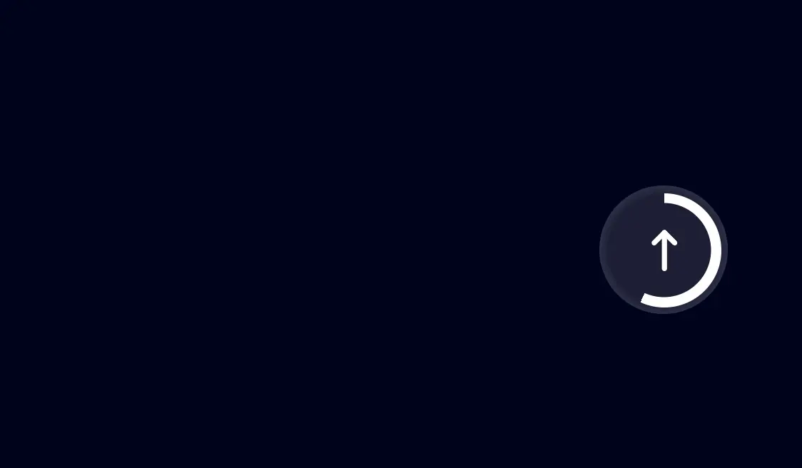 Captura de pantalla del proyecto To top botton animation